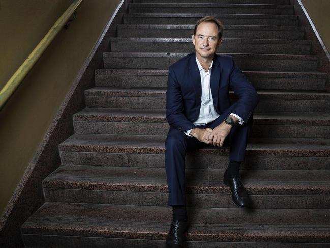 25/1/19: CEO of Ratesetter Daniel Foggo at Martin Place in Sydney. John Feder/The Australian.