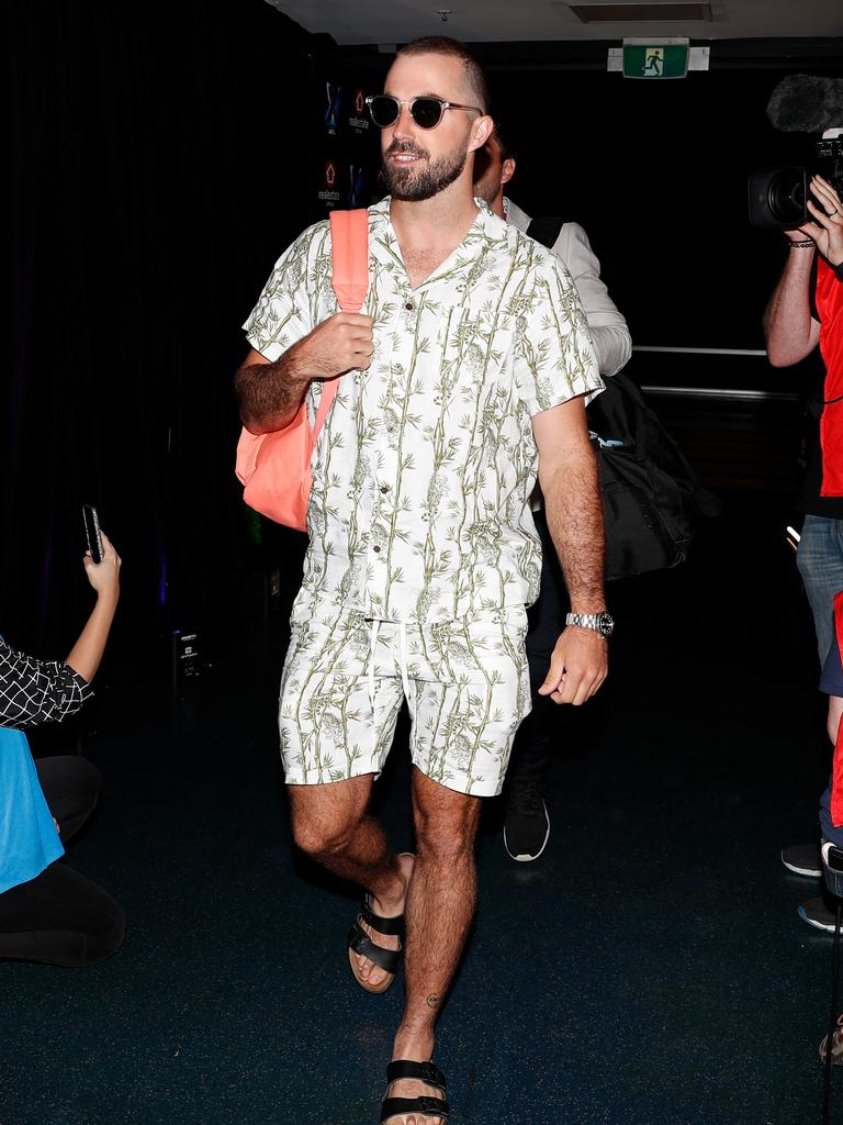 Steele Sidebottom dressed down. Photo by Michael Willson/AFL Media.