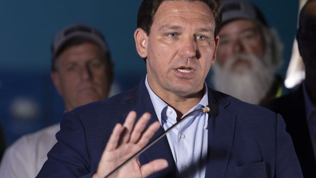 Florida Governor Ron DeSantis speaks during a press conference in West Palm Beach, Florida on June 8. Picture: Joe Raedle/Getty Images/AFP