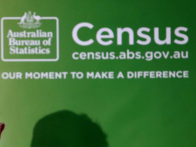 Australian Statistician David Kalisch and Head of the 2016 Census, Duncan Young addressing the media to provide an update on the 2016 Census, at ABS House in Canberra. Picture Kym Smith