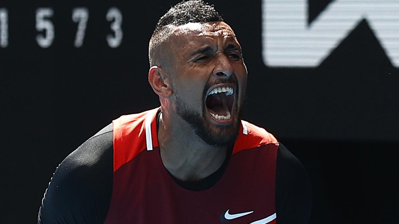 Nick Kyrgios has pilloried claims he disrespected Ash Barty. Picture: Getty Images