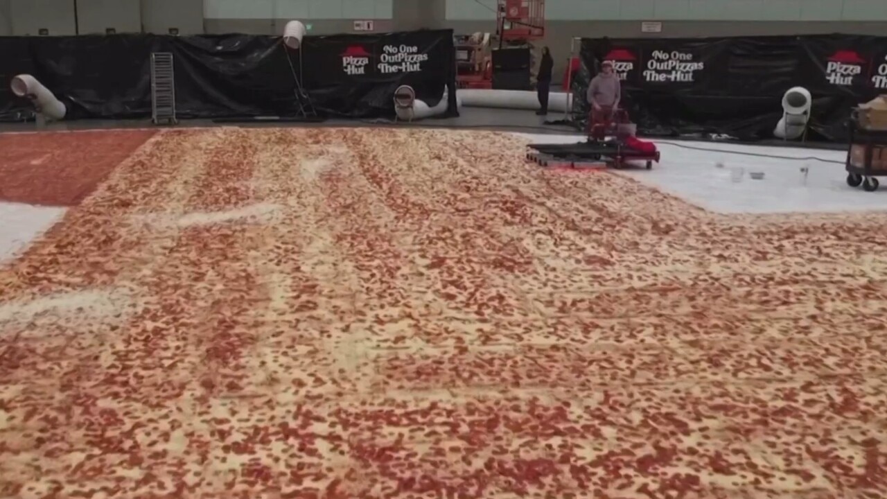 Pizza Hut cooking up plan to break the record for the world's largest pizza