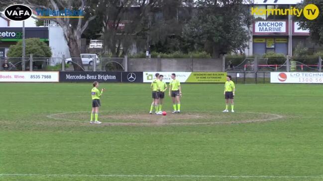 Replay: VAFA U19 semi-finals - Old Xaverians v Williamstown CYMS