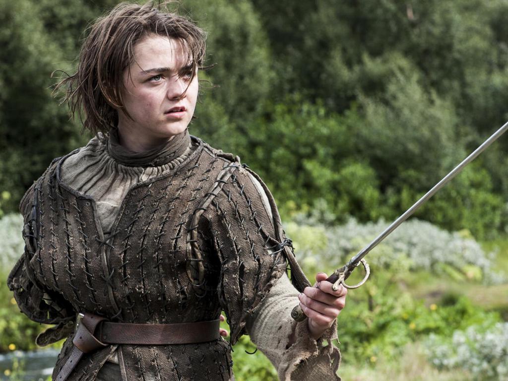 Will Arya finally ride a dragon in the final season of GoT? Chances are, she will. Picture: Supplied