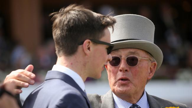 Owner Lloyd Williams after Rekindling (GB) won the Emirates Melbourne Cup at Flemington Racecourse on November 07, 2017 in Flemington, Australia. (Pat Scala/Racing Photos via Getty Images)