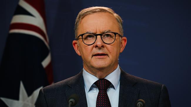 Anthony Albanese says the government should have acted quicker on RATs. Picture: NCA NewsWire / Gaye Gerard