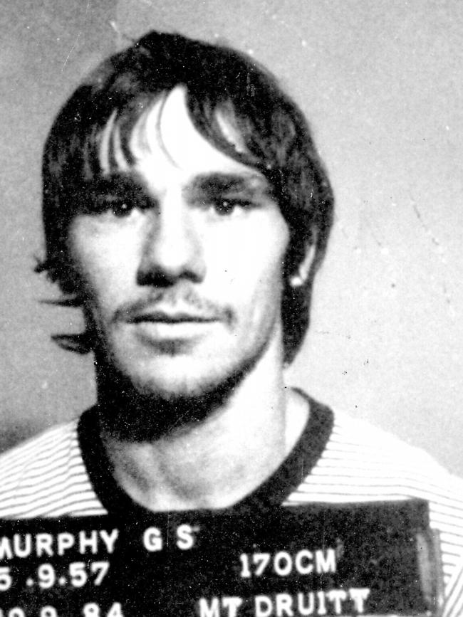 A mugshot of Gary Steven Murphy, one of five men charged with abduction, rape and murder of Anita Cobby.