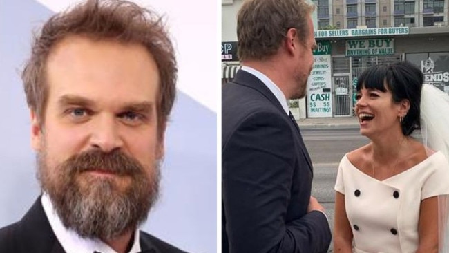 Stranger Things star David Harbour has publicly addressed the state of his marriage following reports of a rift with Lily Allen.