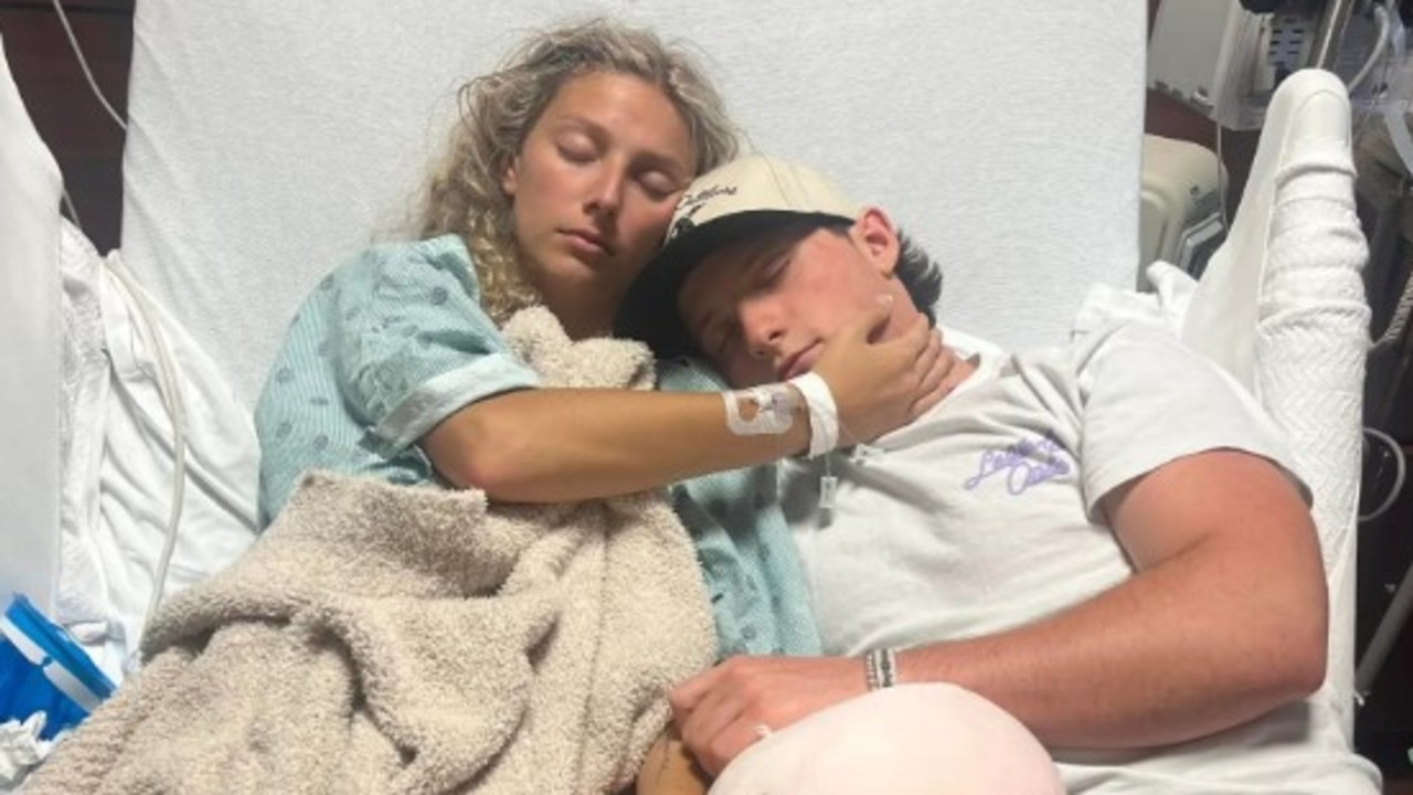 Ms Hull’s boyfriend said he did not leave her side once while they were at the private hospital in Mexico. Picture: Facebook / Stephanie Snider