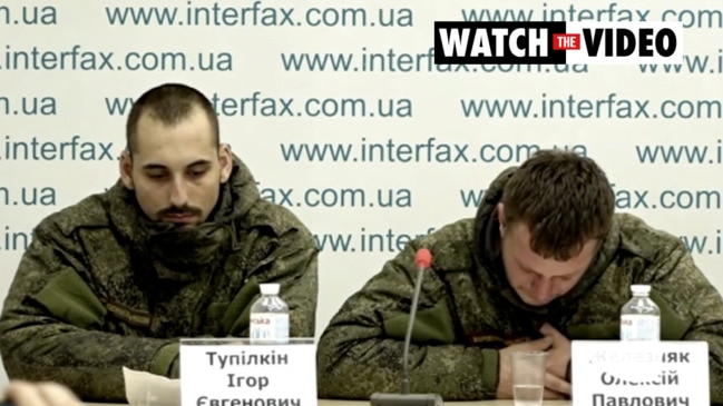 Captured Russian soldier sobs and denounces Putin as a liar