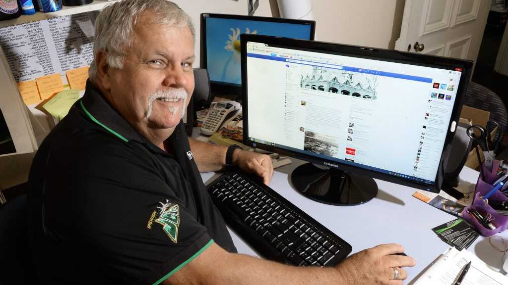 Jacko started a Facebook page entitled Lost Ipswich and it is going gangbusters with almost two thousand likers. Photo: Rob Williams / The Queensland Times. Picture: Rob Williams