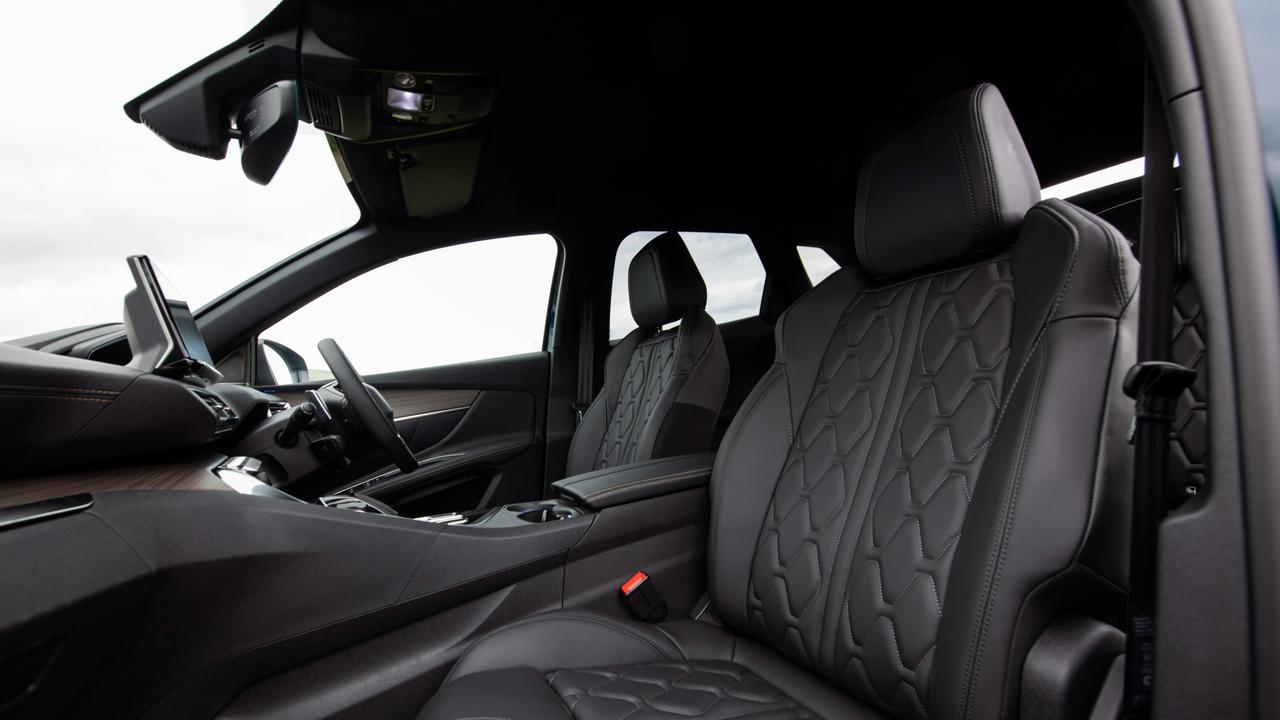 Inside the Peugeot 3008 GT Sport.