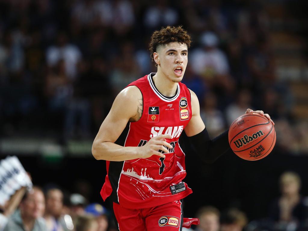 Charlotte Hornets guard LaMelo Ball had a stint with the Illawarra Hawks as an NBL Next Stars signing. Photo: Anthony Au-Yeung/Getty Images.