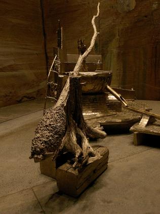 Exhibit 'Shaduf' in the Matthew Barney River of Fundament exhibition at MONA. Pic: Carolyn Docking