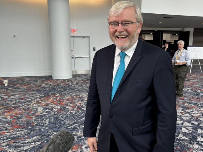 Australian Ambassador to the United States Kevin Rudd. Picture: Benedict Brook