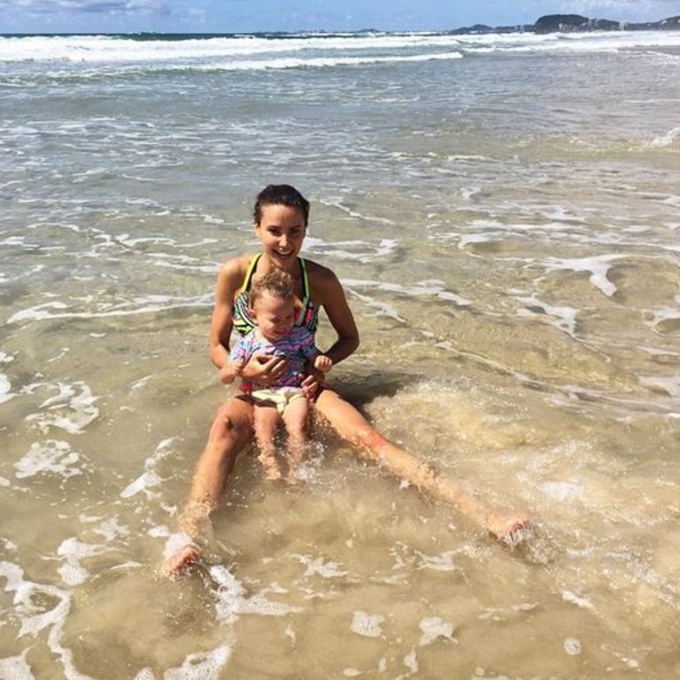 MOTHER'S DAY SPECIAL... Model Rachael Finch with her daughter Violet Rachael Miziner. Picture: Instagram