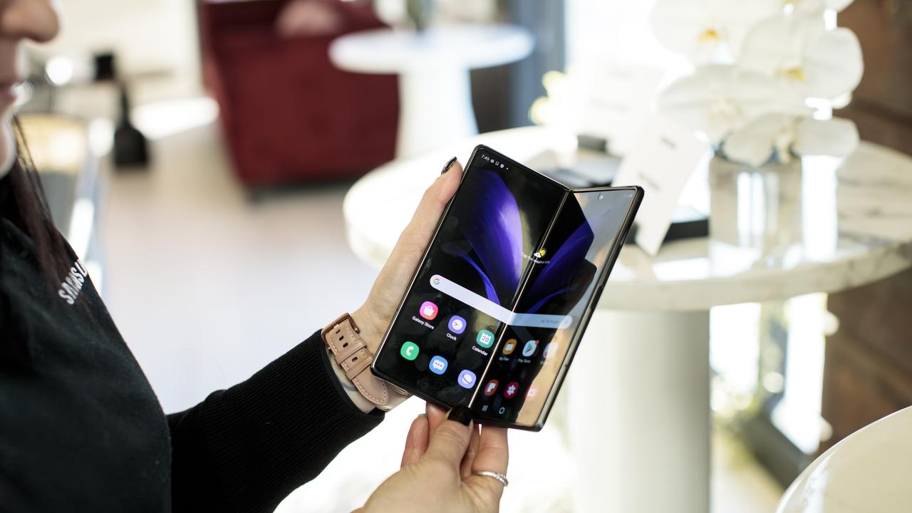 Samsung will release its third folding smartphone, the Galaxy Z Fold2, in Australia on September 25. Picture: Supplied