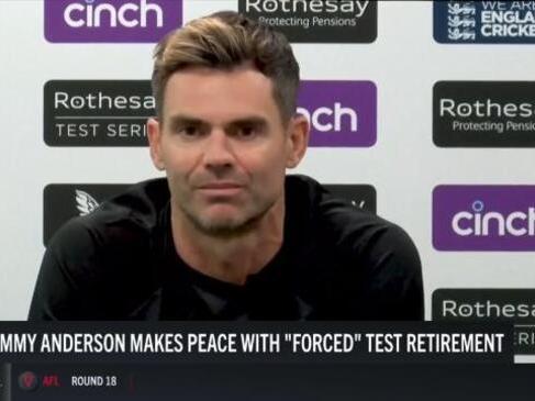 Jimmy Anderson has 'made peace' with forced retirement