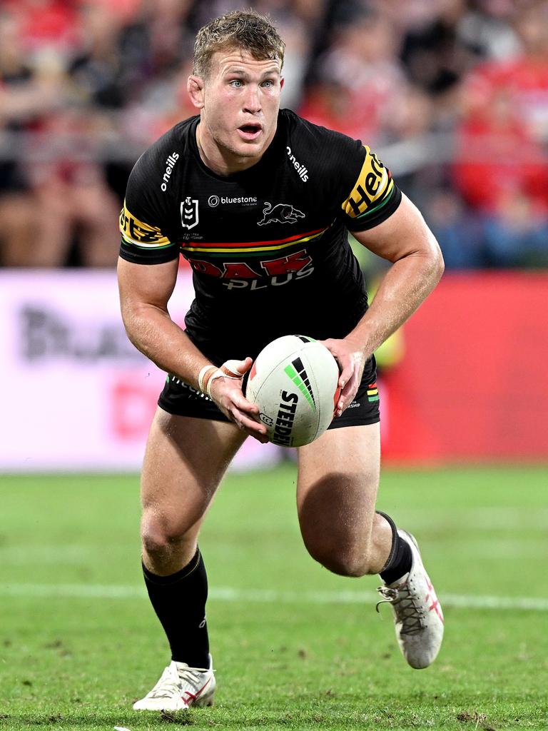 Mitch Kenny in action for Penrith. Picture: Bradley Kanaris/Getty Images