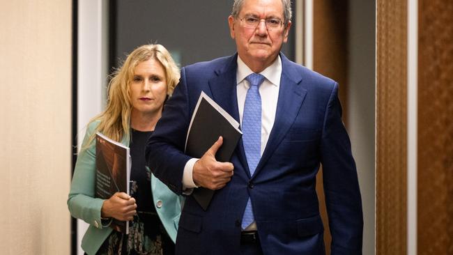ASIC Chair Joe Longo and Commissioner Simone Constant. Picture: Paul Jeffers