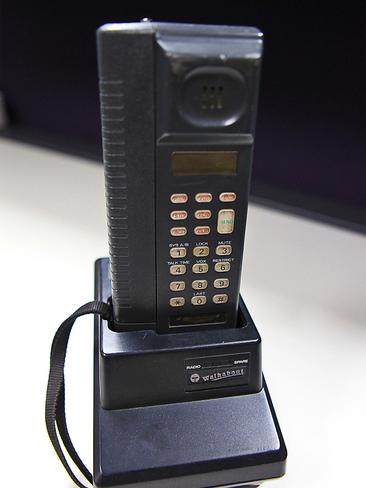 The Brick — aka the The Walkabout TM, Australia's first handheld mobile phone.