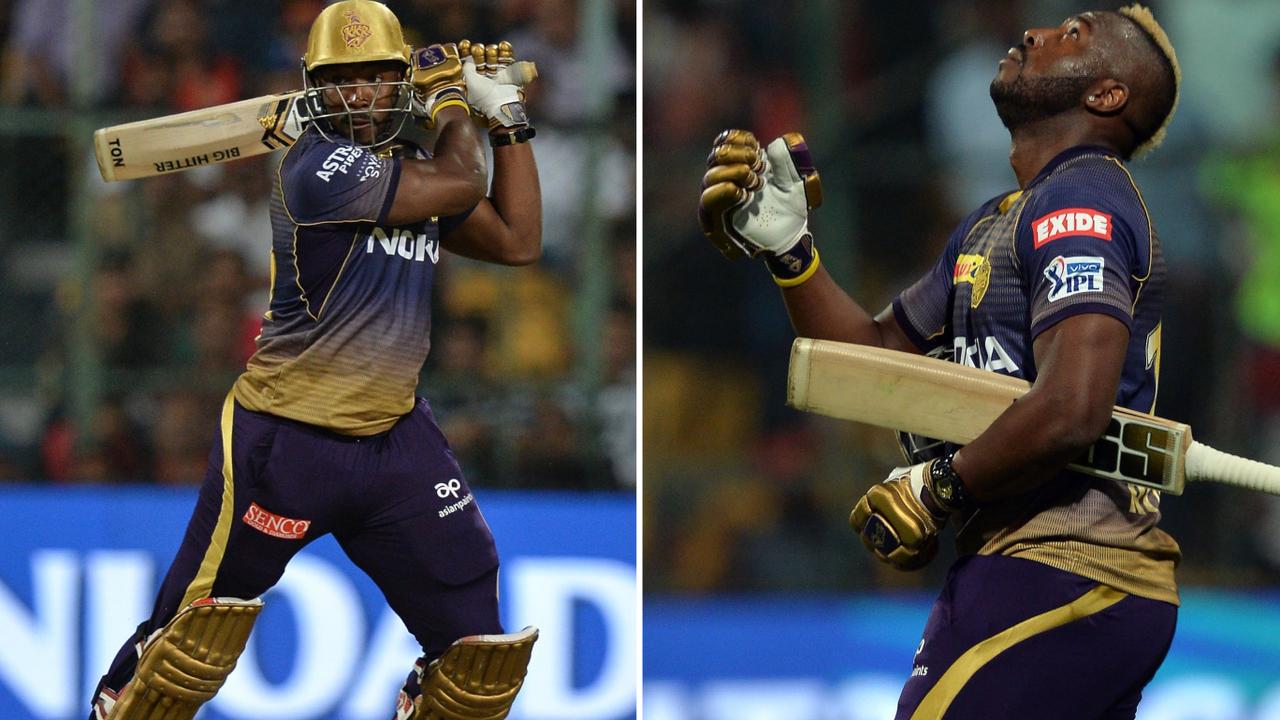 Andre Russell was on one against Bangalore.