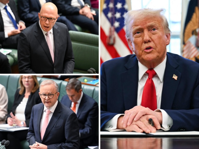 donald trump, anthony albanese and peter dutton