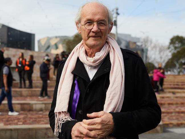 Julian Assange's biological father John Shipton. Picture: AAP