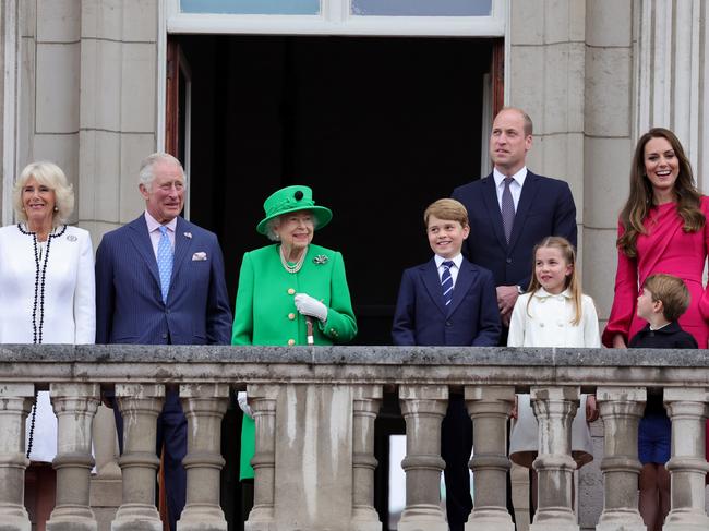 The royal family has rushed to be by the Queen’s side. Picture: Getty Images