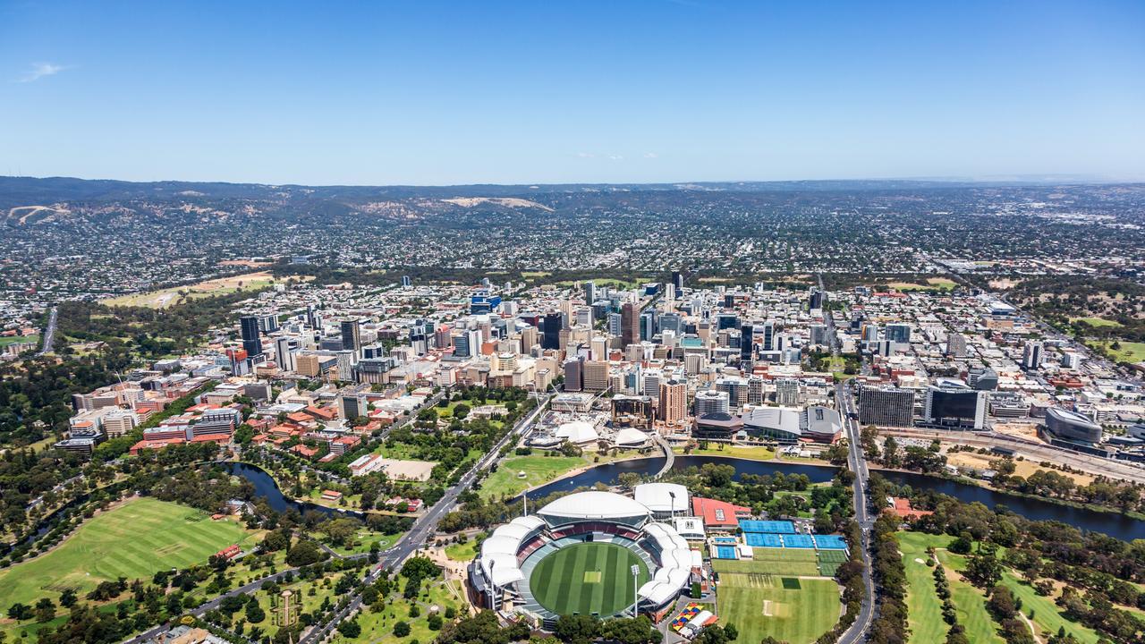 Adelaide. Airviewonline unveils Australia's top aerial views captured or curated by veteran photographer Stephen Brookes. Picture: Stephen Brookes