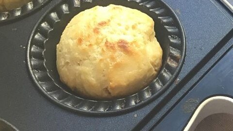 Bread rolls created in a pie maker.