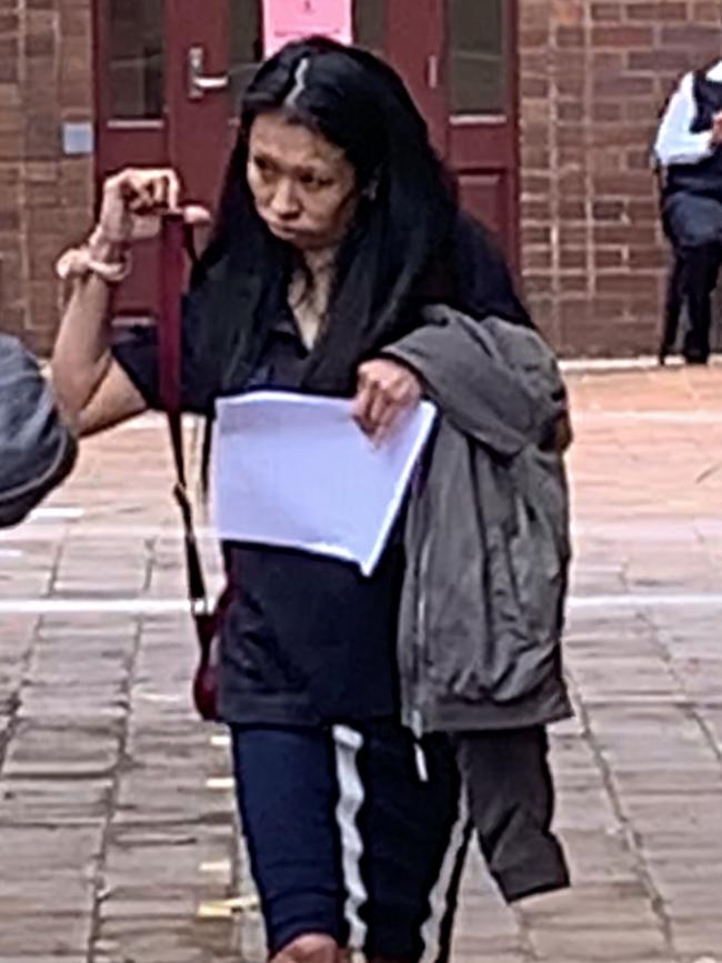 Elizabeth Irene Luque has been charged with larceny from 2019 incidents after being released from prison from faking a home invasion in 2015. Picture: Madelaine Wong