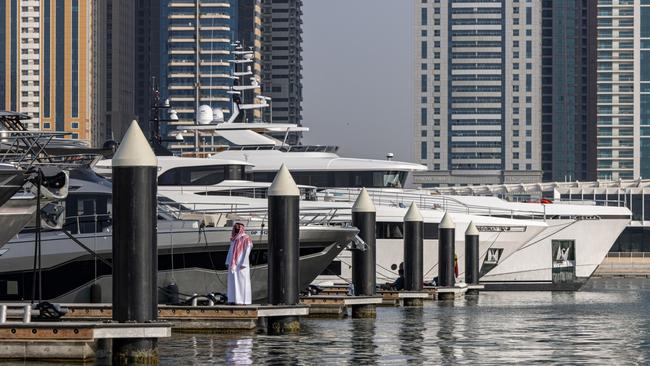 Two yachts more than 60m long were sold recently as Crown Prince Mohammed bin Salman disciplines his relatives. Picture: Bloomberg