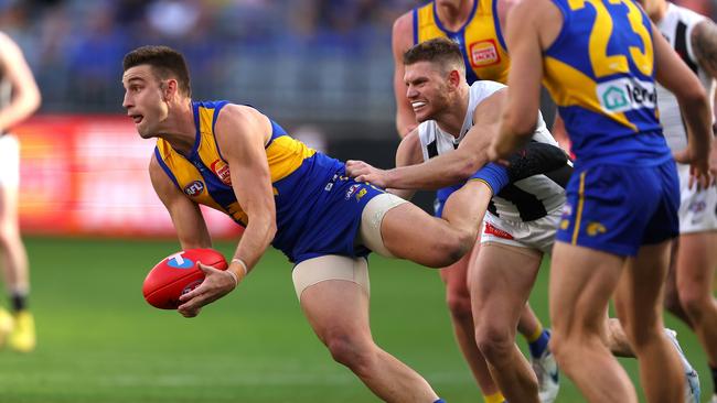 Elliot Yeo was back to his best against Collingwood. Picture: Paul Kane/Getty Images