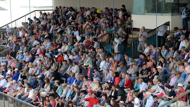 Gympie council is being reocmmended to pump $1.4m into fixing the showground’s 41-year-old grandstand. Photo Craig Warhurst / The Gympie Times