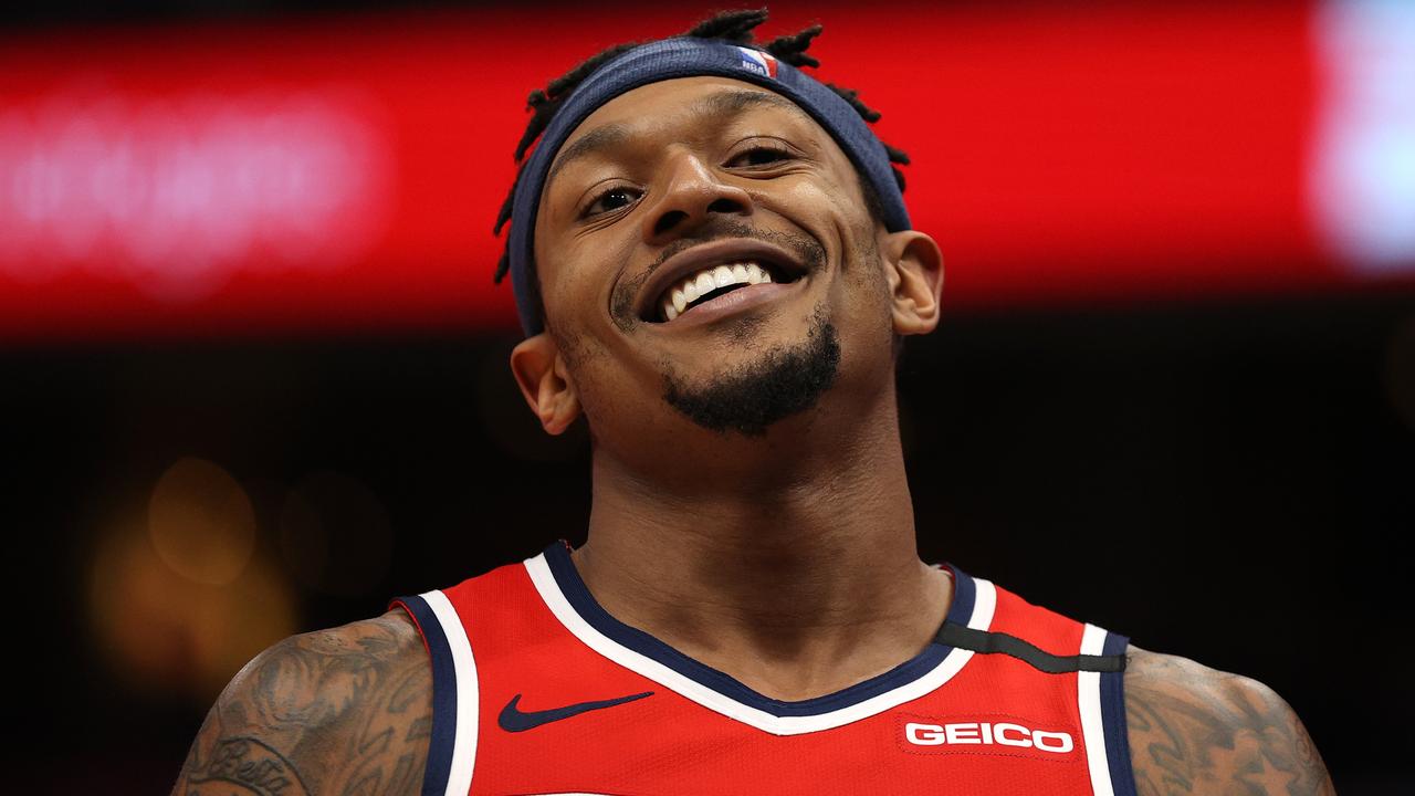Bradley Beal is the big name target. (Photo by Patrick Smith/Getty Images)