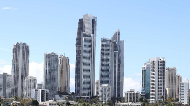 Surfers Paradise Hi Rise buildings, part of the Gold Coast Skyline. Picture Glenn Hampson.