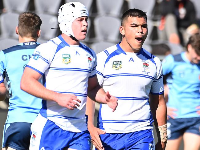 NSWCCC players celebrateNSWCCC Vs NSWCHSASSRL grand finalsFriday July 7, 2023. Picture, John Gass