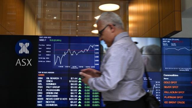 Trading boards at the Australian Securities Exchange in Sydney, (Image: AAP/Ben Rushton)