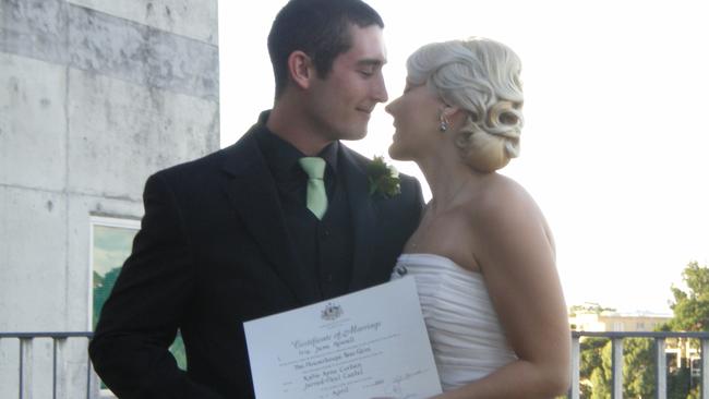 The pair married in 2010, around the time family say they noticed their relationship change. Picture: Supplied