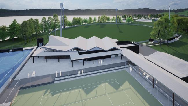 Proposed redevelopment of Lyndoch Recreation Park. Picture: dasharchitects