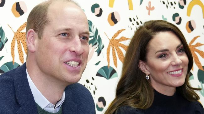 Prince William and Princess Kate have only been seen once since the Harry book furore began and didn’t attend his godfather’s funeral. Picture: Jon Super-WPA Pool/Getty Images