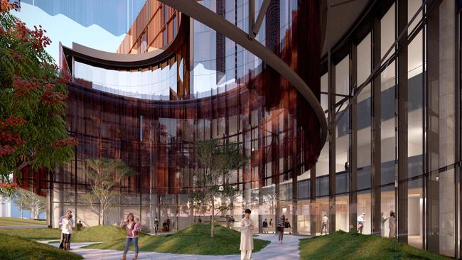 Artist impression of the $1bn Victorian Heart Hospital in Clayton.