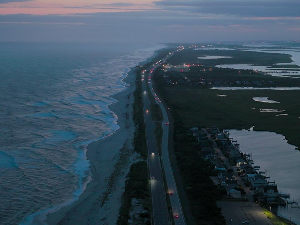 The stretch of beach. Picture: Netflix