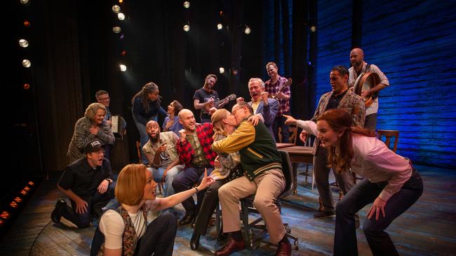 Scenes from the Broadway musical, Come From Away. Picture: Patrick Gee