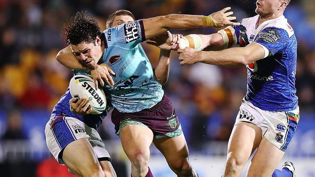 James Roberts had a mixed night for the Broncos.
