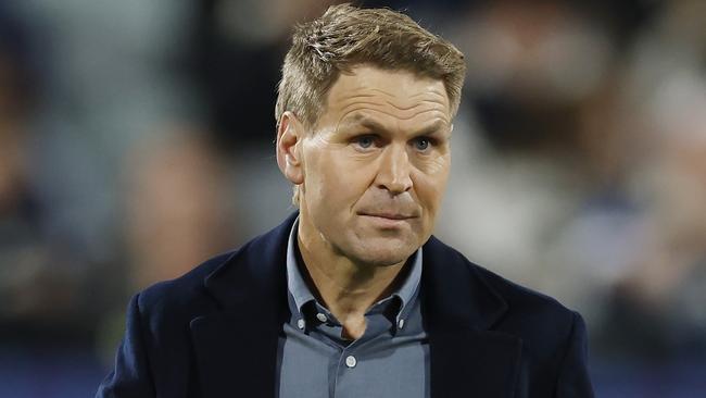 NCA. MELBOURNE, AUSTRALIA. May 22nd, 2025 . AFL Round 11.  Geelong vs Western Bulldogs at GMHBA Stadium, Geelong .   Channel 7 commentator Kane Cornes pre game        . Picture: Michael Klein