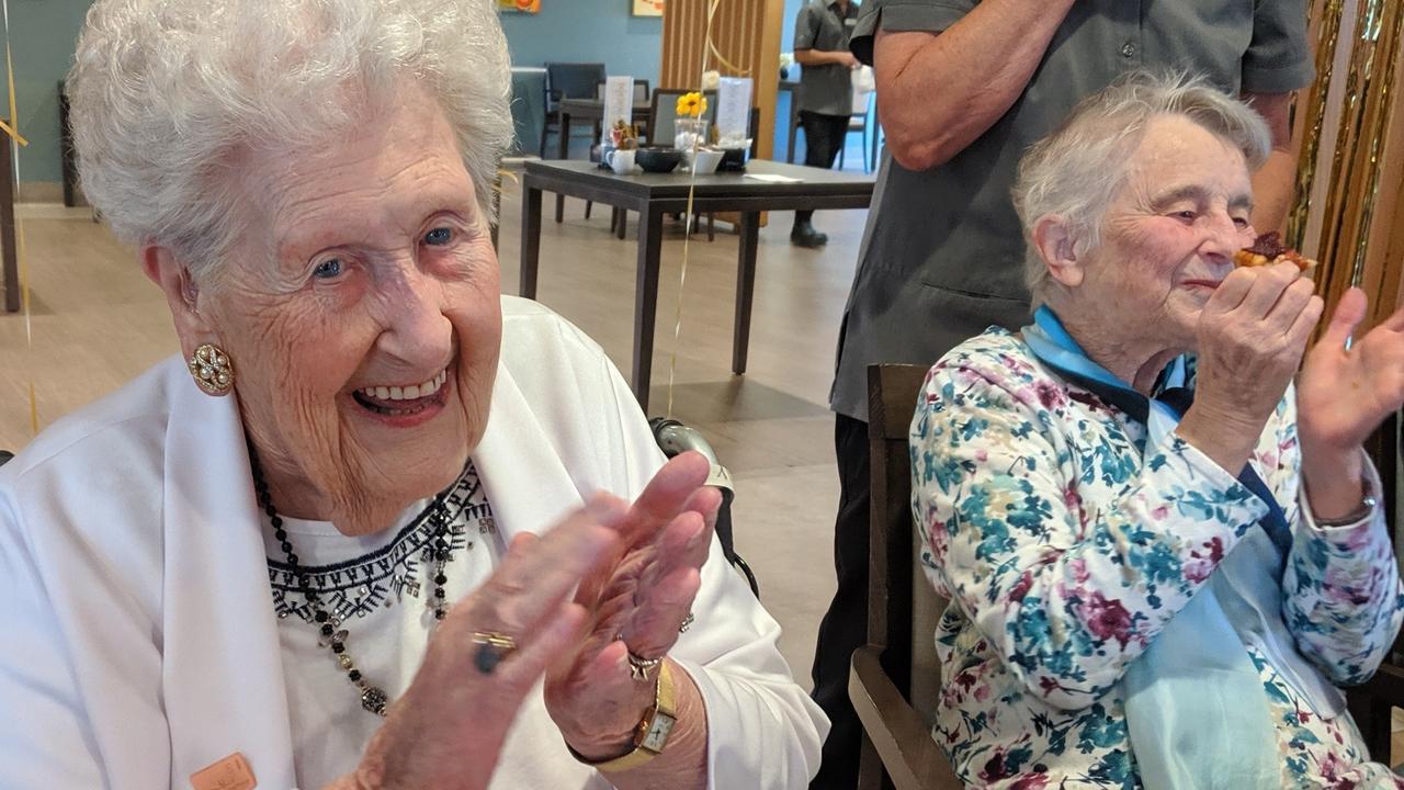 May Harrison has turned 105 after recovering from Covid.