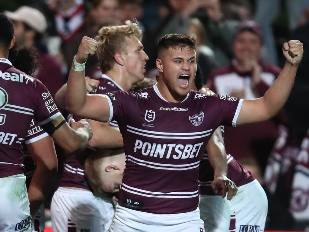 Former Manly star Josh Schuster will try to resurrect his NRL career at the Rabbitohs under Wayne Bennett. Picture: Getty Images