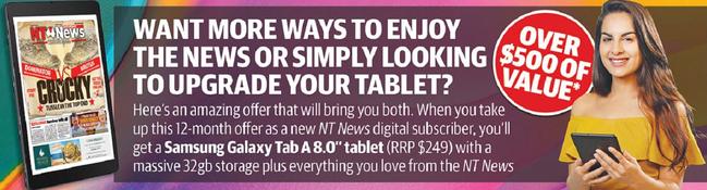 NT News tablet art